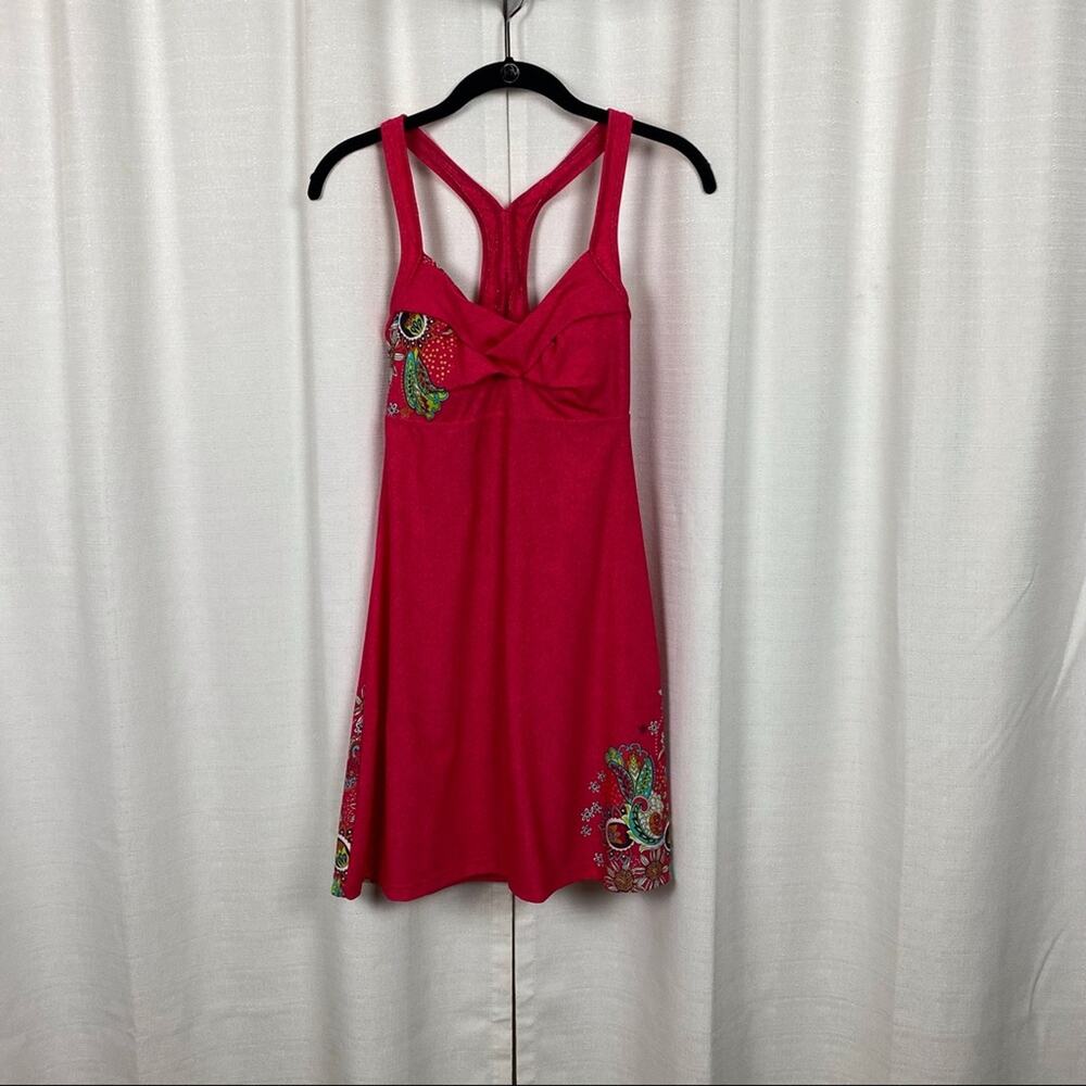 Athleta Pink Montego Floral Salina Bra Top Swim Dress Sz.XS
